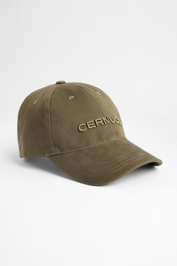 Cernucci Embroidered Cap - Khaki