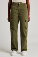 Straight Leg Cargo Trouser - Khaki