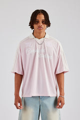 Cernucci Contrast Football Top - Pink