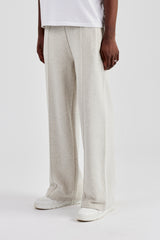 Straight Leg Jersey Trouser -  Ash Grey