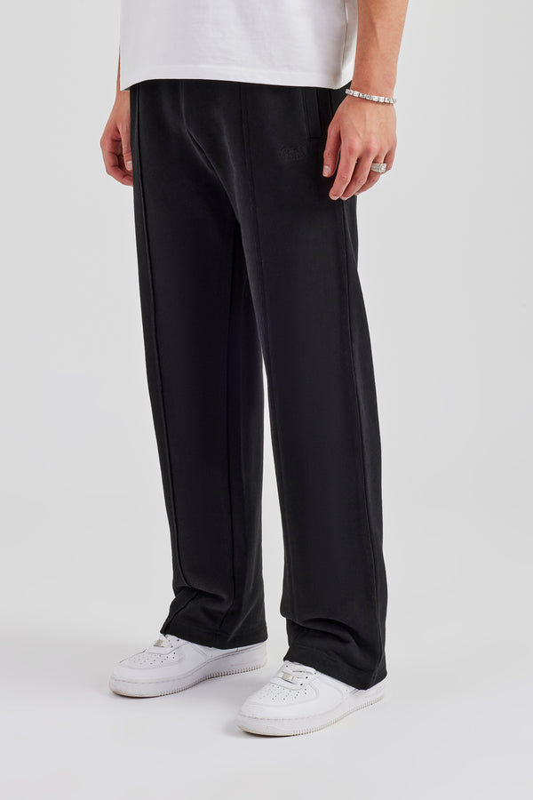 Straight Leg Jogger - Black