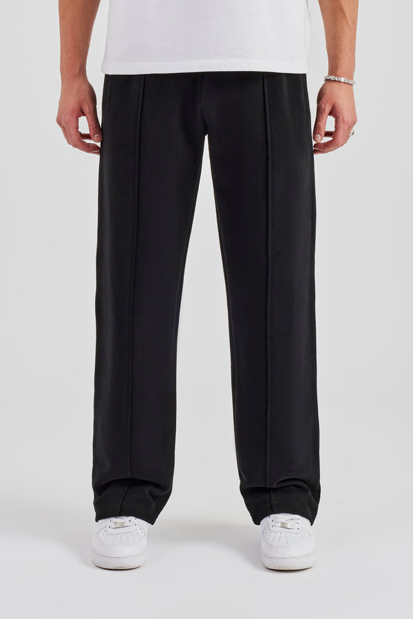 Straight Leg Jogger - Black