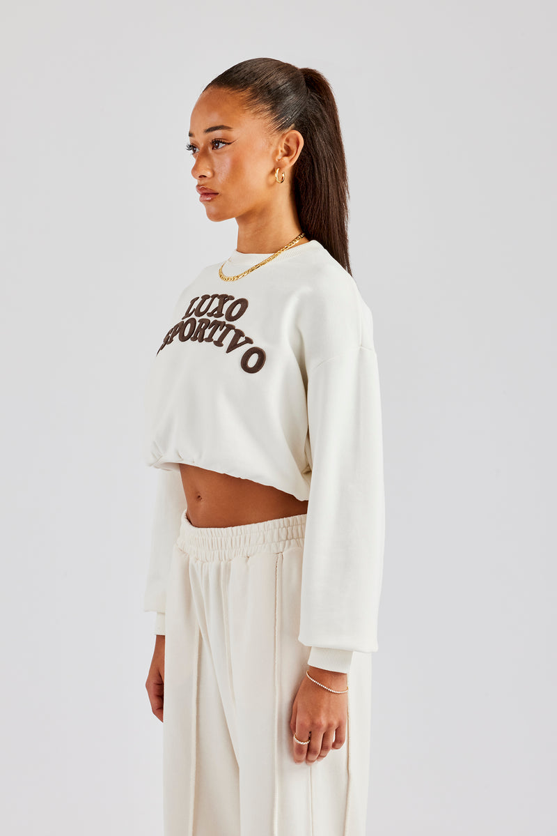 Esportivo Embroidered Sweatshirt - Off White