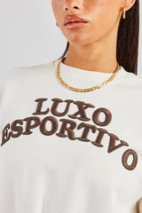 Esportivo Embroidered Sweatshirt - Off White