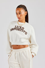 Esportivo Embroidered Sweatshirt - Off White