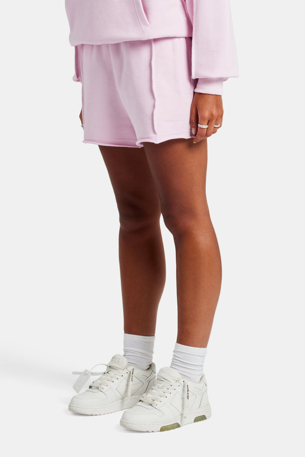 Raw Edge Short - Pink