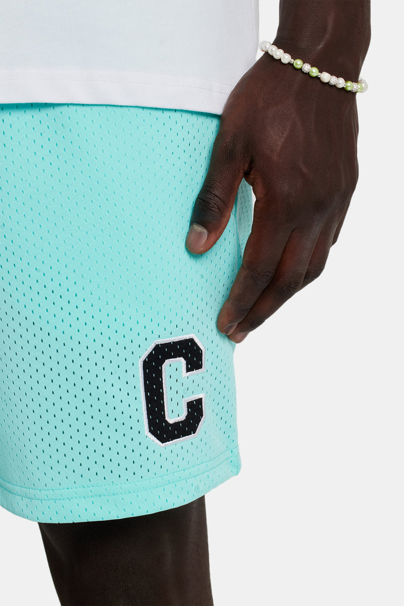 C Mesh Shorts - Aqua