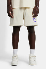 C Mesh Shorts - Cream