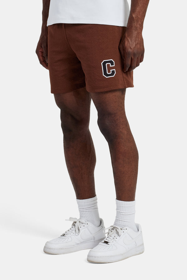 C Mesh Shorts - Chocolate