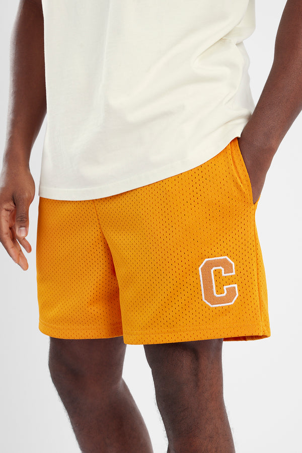 C Mesh Shorts - Orange