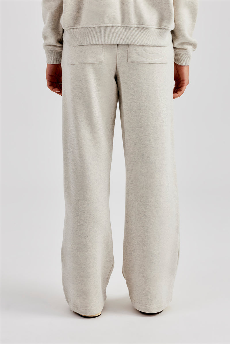 Wide Leg Jogger - Ash Grey