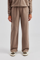 Wide Leg Jogger - Taupe