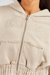 Exposed Seam Tracksuit - Stone