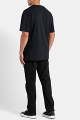 Cernucci Ring Oversized T-Shirt - Black