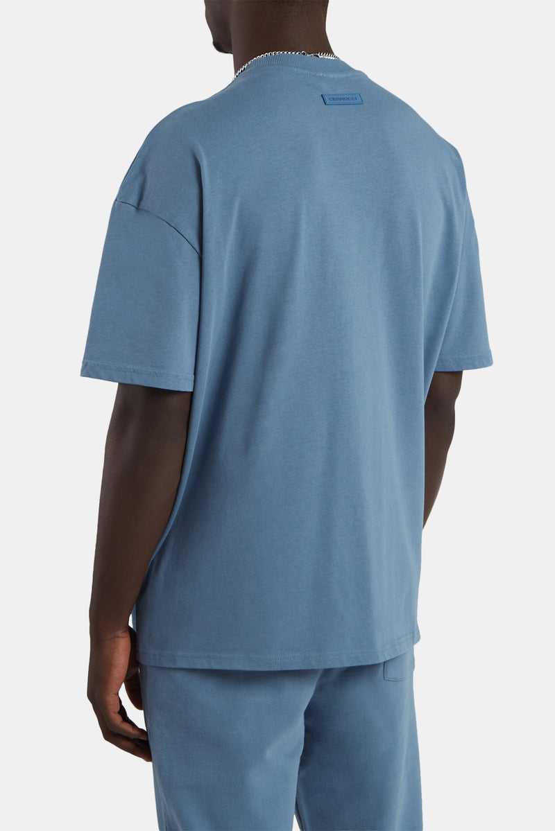 Oversized T-Shirt - Steel Blue