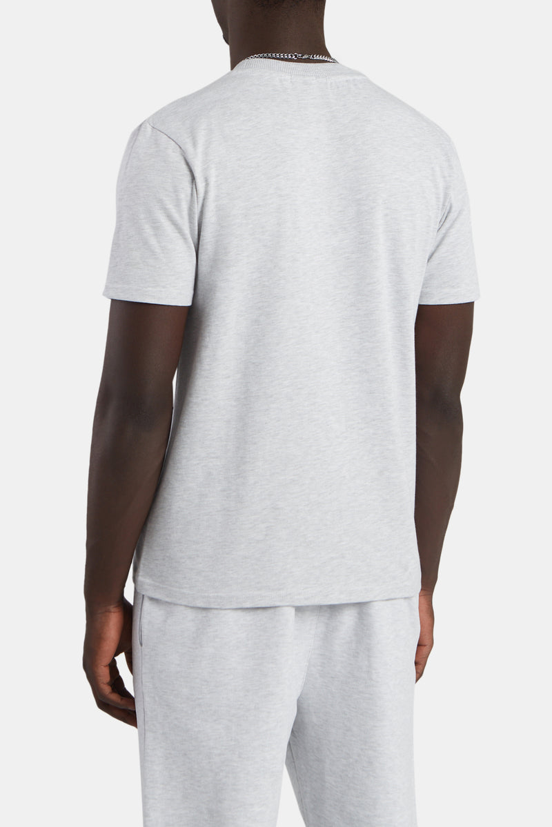 Slim Fit T-Shirt - Light Grey Marl