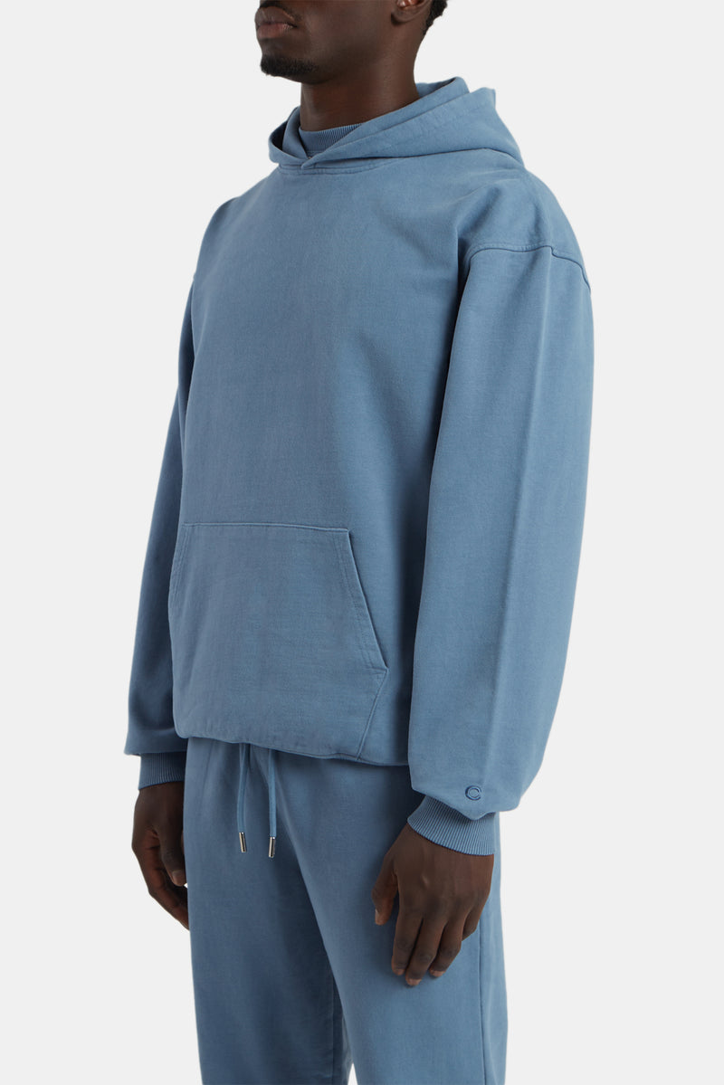 Oversized Hoodie - Steel Blue