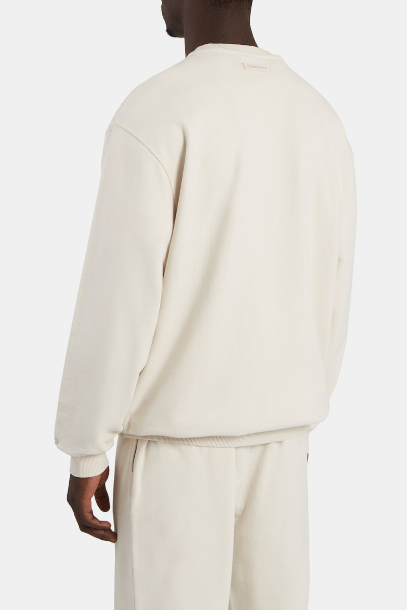 Crew Neck Sweatshirt - Oat