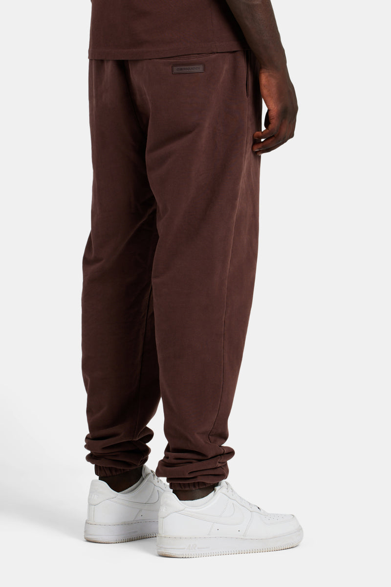 Relaxed Cuffed Jogger - Chestnut