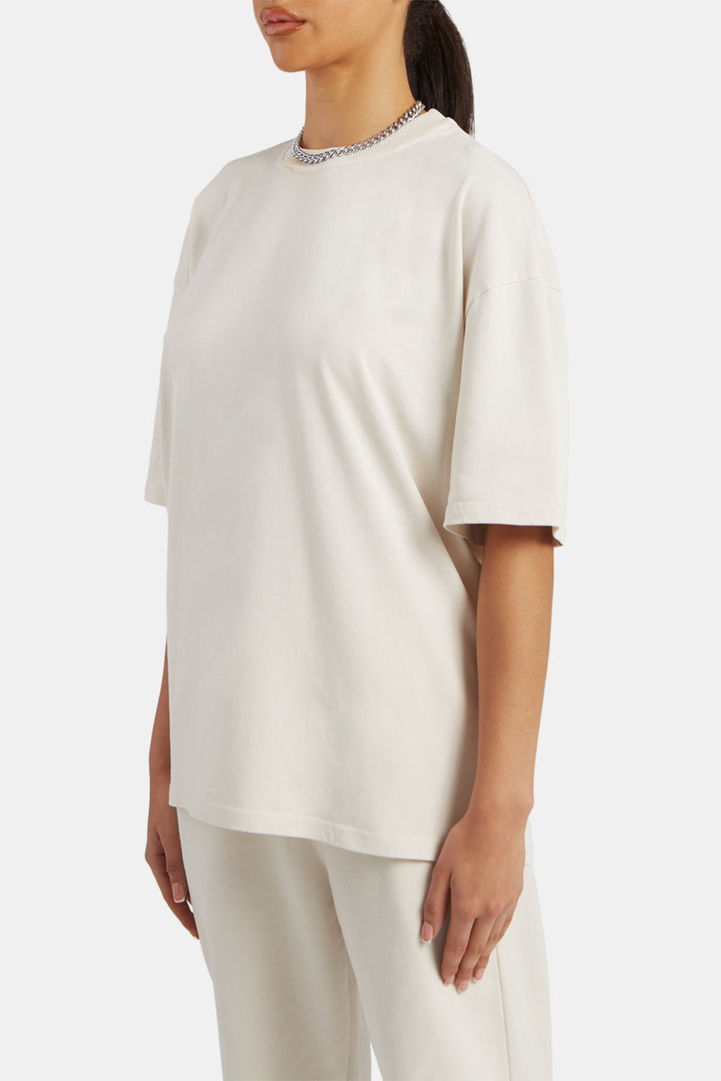 Ladies Oversized T-Shirt - Oat