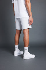 Relaxed Shorts - Light Grey Marl