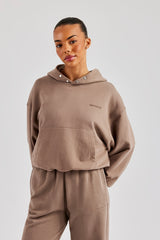 Cernucci Boxy Hoodie - Taupe