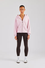 Cernucci Zip Through Hoodie - Pink