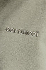 Cernucci Zip Through Hoodie & Short Set - Sage