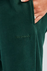 Wide Leg Jogger - Dark Green