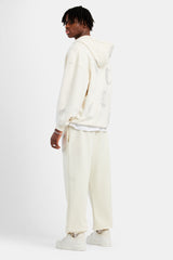 C Repeat Rhinestone Tracksuit - Ecru