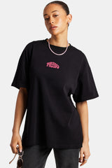 Paraiso Hills Palm Oversized T-Shirt - Black