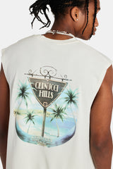 Cernucci Hill Oversized Tank - Off White