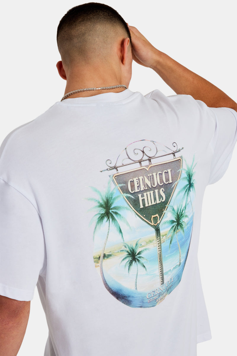 Cernucci Hill Oversized T-Shirt - White