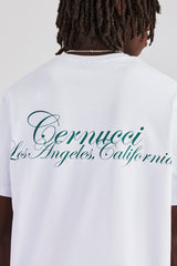 California Text T-Shirt - White