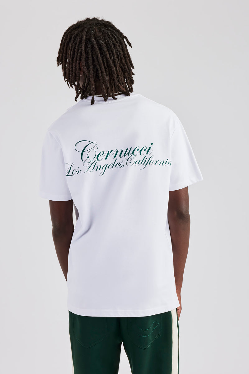 California Text T-Shirt - White