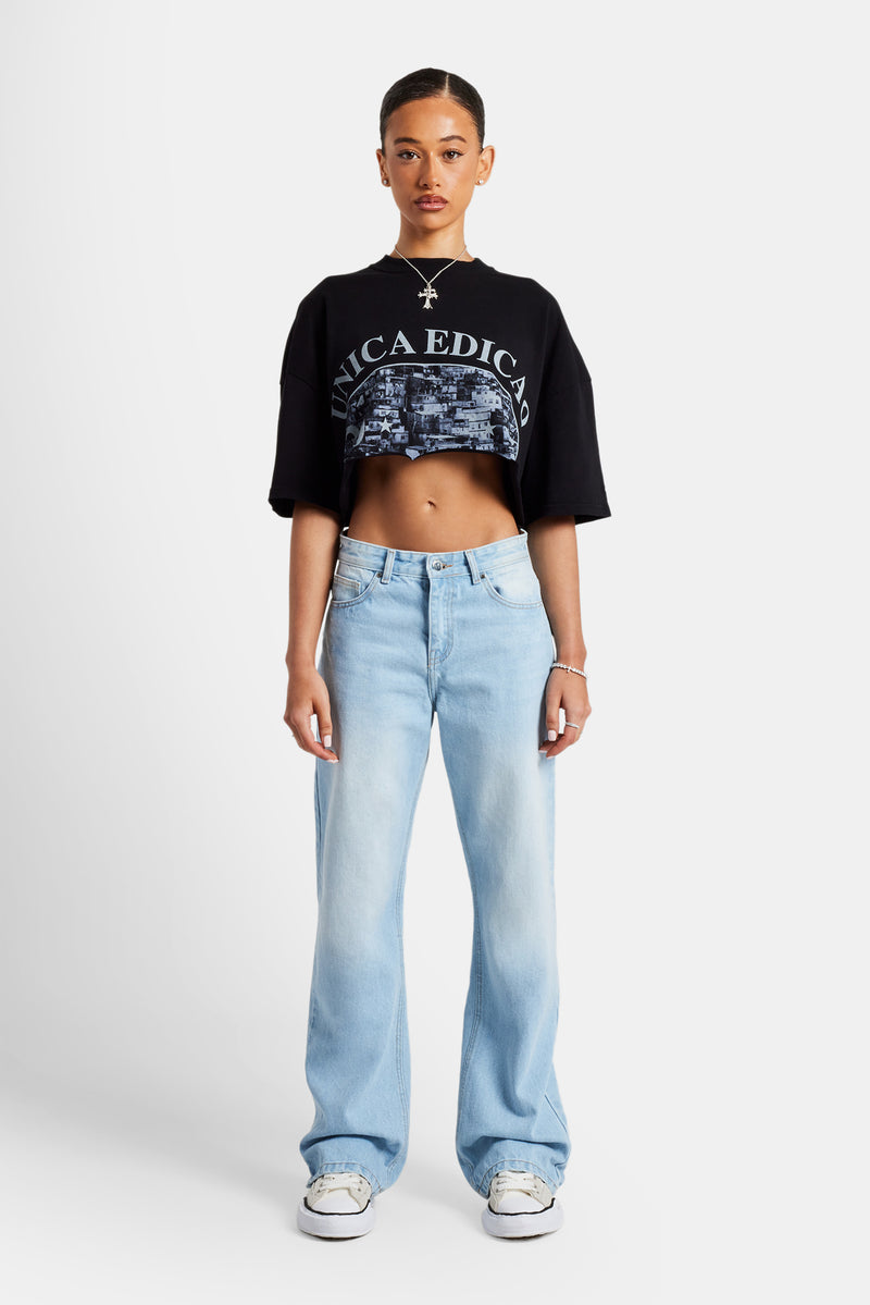 Cropped Favela Graphic T-Shirt