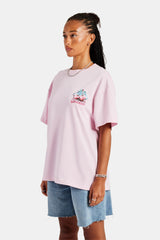 Diamond Cherry Oversized T-Shirt