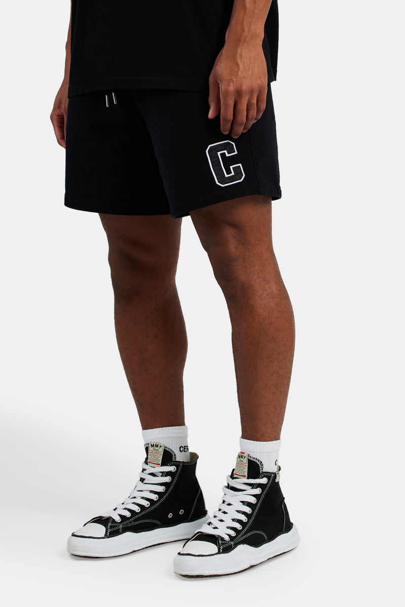 Relaxed Fit C Jersey Short - Black