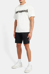 Twill Cargo Shorts - Black