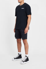 Nylon Cargo Shorts - Black