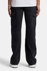 Relaxed Cargo Carpenter Jean - Black