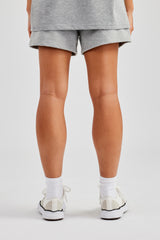 C Embroidered Short - Grey Marl