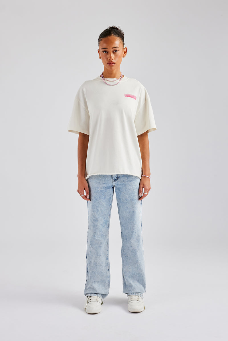 Caravan Graphic Oversized T-Shirt - Off White