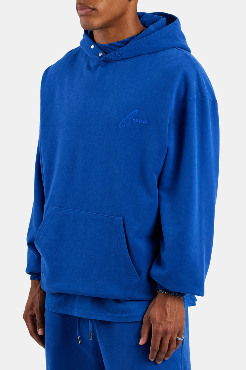 Cernucci Font Hoodie - Cobalt