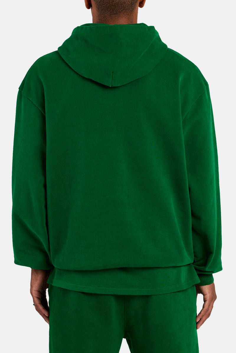 Cernucci Font Hoodie - Dark Green