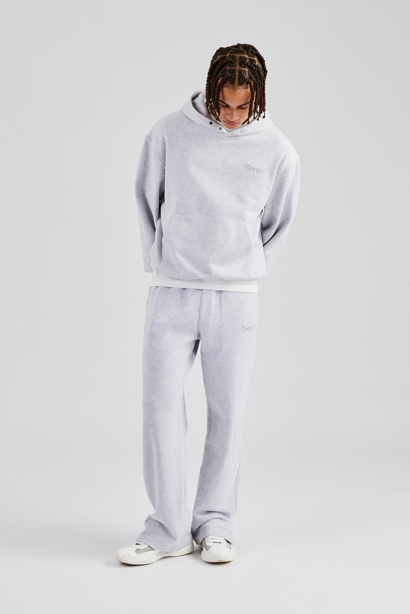 Tonal Oversized Tracksuit - Ash Grey