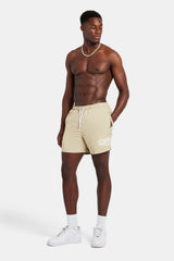 Mens Contrast Swimshort - Sand