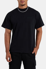 Cernucci Embroidered T-Shirt - Black