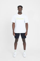 Oversized Cernucci Outline T-Shirt - White