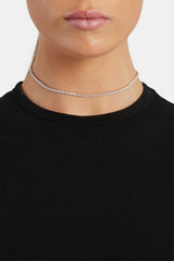 Womens 2.5mm Micro Tennis Choker